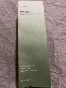 ANUA Heartleaf Quercetinol Pore Deep Cleansing Foam 150ml Exp 2027 - Picture 1 of 3