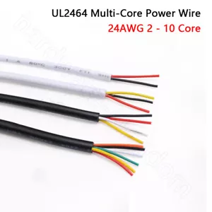 24 AWG Multi-Core Power Wire UL2464 Signal Control Cable 2/3/4/5/6/7/8/9/10 Core - Picture 1 of 10