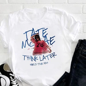 Tate McRae 2024 Tour Shirt, Graphic Tate McRae The Think Later T-Shirt, Tate McR - Picture 1 of 3