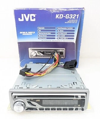 Autoradio JVC KD-G321 cd player tuner mp3 stereo car audio ottime condizioni - Immagine 1 di 4