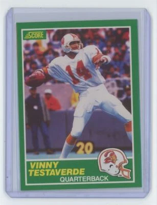 1989 Score. Vinny Testaverde . Tampa Bay Buccaneers #224 - Image 1 of 2
