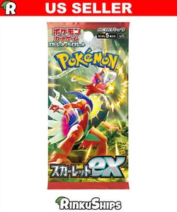 Paquete de refuerzo Scarlet EX SV1S - Pokémon japonés escarlata y violeta sellado de fábrica - Imagen 1 de 4