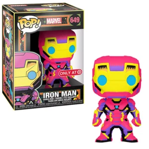 Funko Pop! Marvel Iron Man Black Light (Target Exclusive) mit Protector - Bild 1 von 2