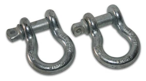 Bulldog Winch 20021 7/8" Bow Shackle 13,000 LB WLL Pair of 2 Shackles - Picture 1 of 2