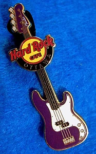 GUITARRA OTTAWA CANADA PURPLE FENDER SERIE 2011 Hard Rock Café PIN LE - Imagen 1 de 1