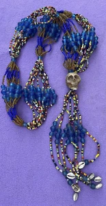 Santeria Vodou Curanderismo Huge Braided Yemaya & Palero Skull Mazo - Picture 1 of 11