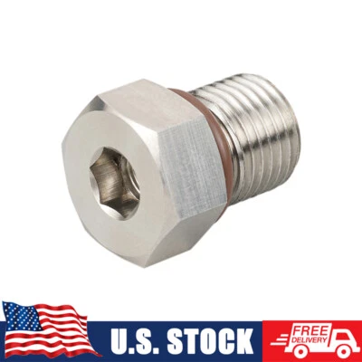 Magnetic Oil Drain Bolt Titanium For Harley Street Glide CVO FLHXSE /FLHXS 14-22 Foto 1 de 4