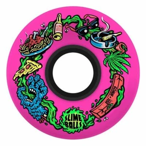 Slime Balls Skateboard Ruote Sciarpa Palline OG Slime 78a Rosa 60mm - Foto 1 di 2