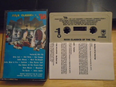RARE OOP Rock Classics of '70s CASSETTE TAPE Billy Joel BOB DYLAN Janis Joplin ! - Image 1 of 2