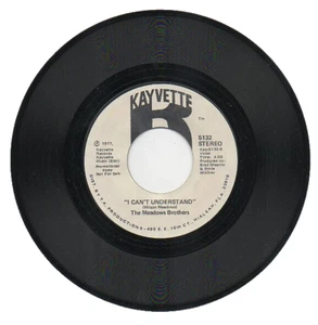 THE MEADOWS BROTHERS 45 RPM Promo Record "I CAN'T UNDERSTAND" Soul MINT! - Bild 1 von 2