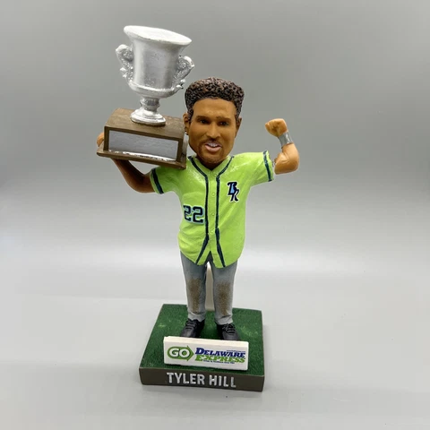 2021 Wilmington Blue Rock Tyler Hill Bobblehead 2019 Champions Royal National De Cover