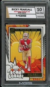 2024 PANINI DONRUSS BOMB SQUAD #15 Ricky Pearsall ROOKIE GEM MINT MGS Classificato 10 - Foto 1 di 2