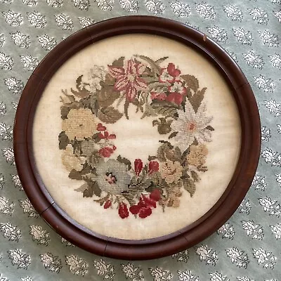 Antique Floral Cross-Stitch • 75$