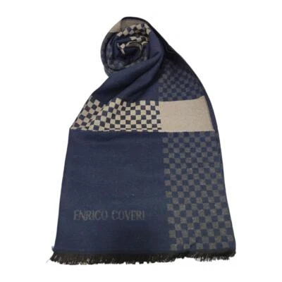 Sciarpa Uomo Ragazzo Enrico Coveri Stola Pashmina Coprispalle Sfrangiata 180x30 - Immagine 1 di 4