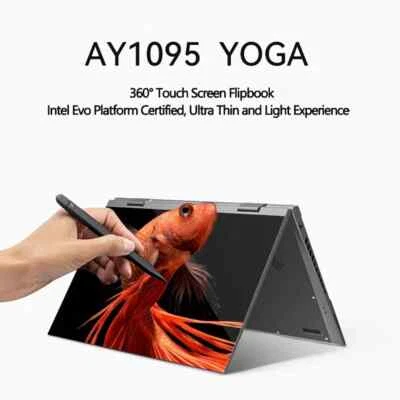 Laptop Intel N95 YOGA Touchscreens 16GB DDR5 2TB SSD HD Camera Backlit Keyboard - Image 1 of 4
