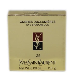 YSL OMBRES DUOLUMIERES EYE SHADOW DUO 2.8G #25-TURQUOISE BLUE/HAZY VIOLET - Picture 1 of 2