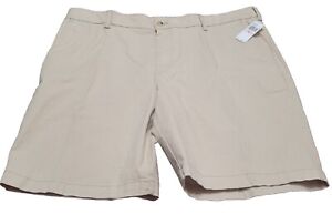 NWT Izod Saltwater Classic Fit Stretch Chinos Mens Size 40 Shorts Tan