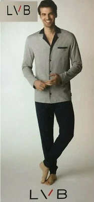 PIGIAMA UOMO Homewear "LOVABLE" LUNGO-APERTO in COTONE an Italian Story  - Immagine 1 di 4