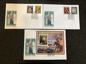 Mongolia 2016 Kublai Khan 800 Aniversario Set de 3 Fundas Primer Día - Imagen 1 de 5