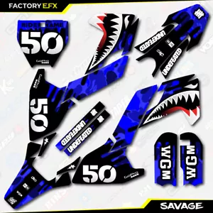 Kit de gráficos de carreras Blue Savage Camo se adapta a pegatina Husqvarna TC50 TC 50 17-24 - Imagen 1 de 5