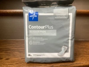 Medline Contour Plus Bladder Control Pads, Maximum (1 Pack  qty of 28) - Picture 1 of 10