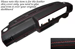 COPERTURA PELLE CRUSCOTTO CRUSCOTTO PUNTO ROSSO ADATTA PER VW GOLF MK2 II JETTA 83-92 - Foto 1 di 3