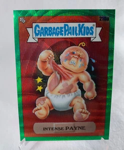 2023 Topps Chrome Garbage Pail Kids OS6 • Intense Payne #210a • Green Wave #/299 - Picture 1 of 4