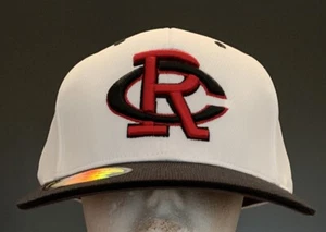 Richardson Dryve Colorado Rocky’s Fitted Cap Hat Sz. S/M New White/Black/Red - Picture 1 of 6