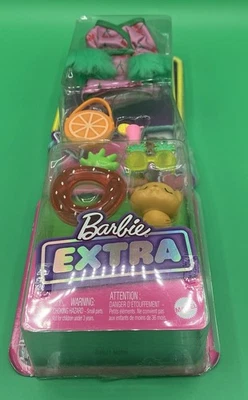 Barbie Extra Pet & Fashion Pack com 6 Peças Gatinho Pet, Acessórios Novo Selado - Imagem 1 de 4