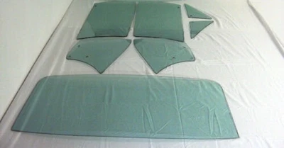 1968 Pontiac Tempest LeMans GTO 2DR Hardtop Glass Vent Door Quarter Back Green - Image 1 of 4