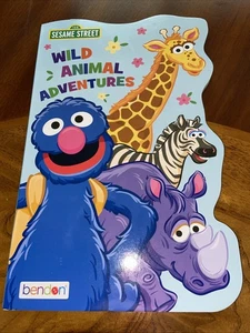 Sesame Street Wild Animal Adventures Hardcover Free Shipping - Picture 1 of 2