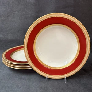 ❤ Mikasa FRENCH EMBASSY RED Rimmed Soup Bowl 8 5/8 Inches - Picture 1 of 6