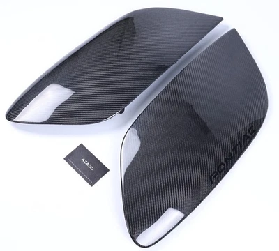 Juego de cubiertas de faros de fibra de carbono para Pontiac Firebird Trans Am 1998-2002 OEM Foto 1 de 4