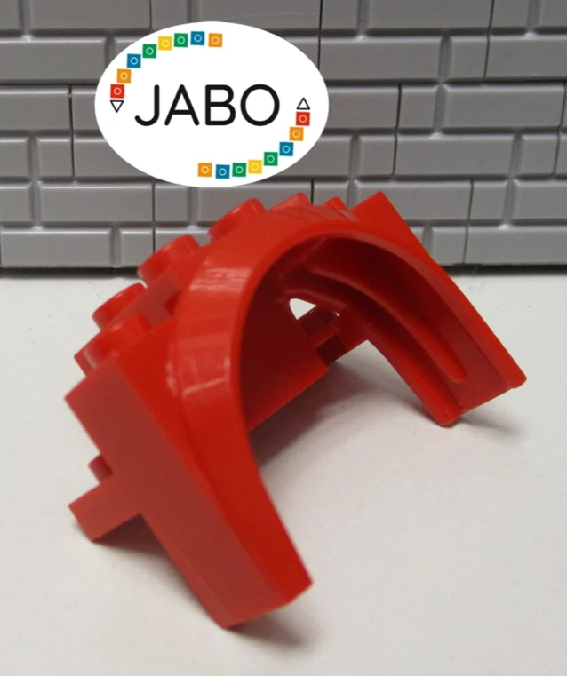 (J14/9) Lego 18974 Guardabarros Rojo 4x2 1/2x 2 1/3 VELOCIDAD CAMPEONES Coche Camión Foto 1 de 1