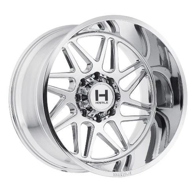 Rueda 22x10 Hostile H108 Piñón Armadura Chapada (Cromo) 8x6,5 (-25 mm) Foto 1 de 4