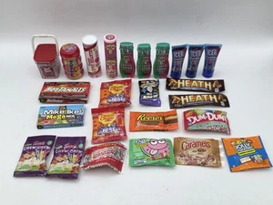 Zuru Mini Brands Candy Sweets Chocolate Lot - Dum Dum, Reese's, Warheads, & More - Picture 1 of 6