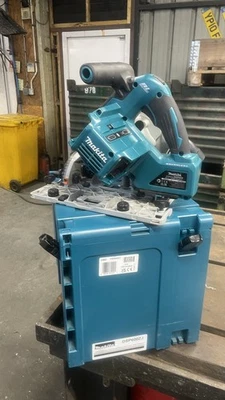 Makita DSP600ZJ 36V (18V Twin) Brushless Plunge Saw 165mm LXT - Body Only - Image 1 of 4