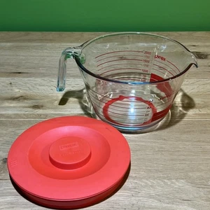 Pyrex 8 Tassen/64 Unzen große Messschüssel Gummiboden 2000ml Top RAR - Bild 1 von 19