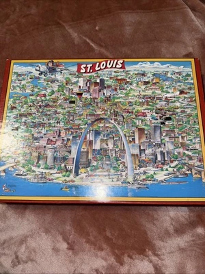 Vintage Buffalo Games, St. Louis jigsaw Puzzle made in Usa - Image 1 of 4