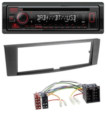 Kenwood MP3 CD USB Bluetooth DAB Autoradio für Renault Laguna II (2005-2008) - Bild 1 von 4