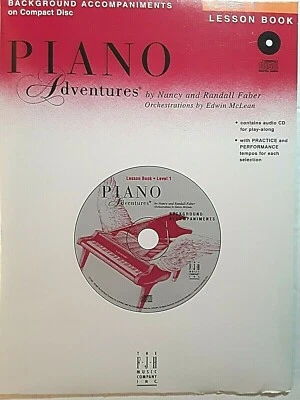 Piano Adventures " CD Background Accompaniment for Lesson Book Level 1"  - Image 1 of 2