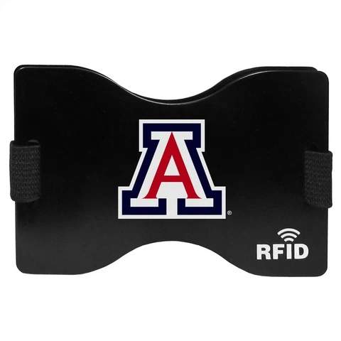 Arizona Wildcats Wallet RFID Blocking Slim Pocket Money Clip NCAA College Sports Cover