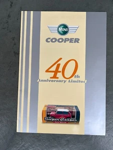 1999 Classic Mini JDM/Japanese Mini Cooper 40th Anniversary brochure (rare) - Picture 1 of 6