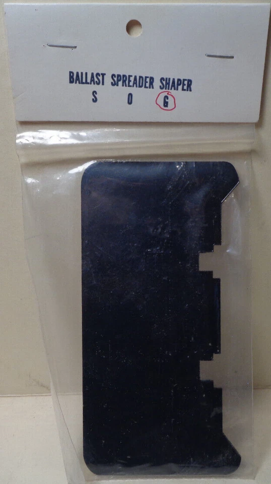 PLASTIC BALLAST SPREADER SHAPER FOR G GAUGE NEW IN PACKAGE - Image 1 of 2
