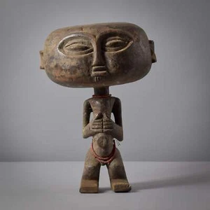 Pygmäenhocker Holzschnitzerei Kongo - Bild 1 von 14