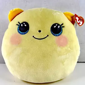 NEW 2021 TY Beanie Squishies (Squish-A-Boos) Plush - Buttercup the Bear - Picture 1 of 6