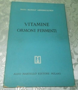 VITAMINE HORMONE FERMENTE DR. RUDOLF ABDERHALDEN - Bild 1 von 1