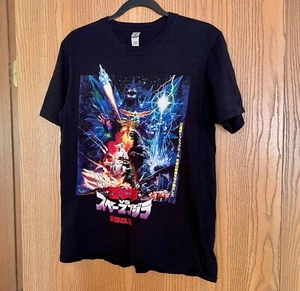 GODZILLA VS SPACE GODZILLA BLACK GRAPHIC SHORT SLEEVE T-SHIRT SIZE M - Picture 1 of 4