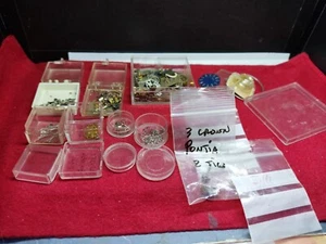 Crown, winding stem, clicks and lot of watches parts, 423 - Bild 1 von 21