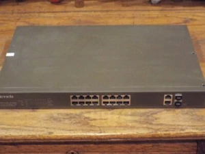 Tenda (TEF1218P-16-250W) 16-Port 10/100Mbps + 2 Gigabit Web Smart PoE Switch - Picture 1 of 9